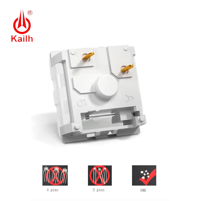 Kailh interruptor de teclado clicky interruptores táteis para diy teclado mecânico smd mx 3pin switchs personalizar gamer pc