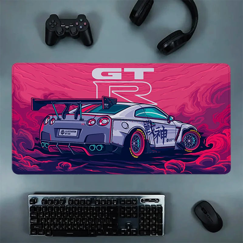 Mouse Pad -  Mouse pad super coupe padrão antiderrapante tapete de teclado coleção de carros esportivos personalizado computador deskmats gamer gabinete tapete mousepad para Desktop/ Teclado/ Mouse