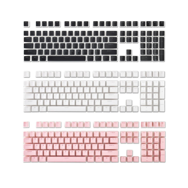 Teclado Mecânico - 129 teclas pudim keycaps oem perfil pbt keycap de tiro duplo para mx switch teclado mecânico iso layout rgb tampas de teclas retroiluminadas