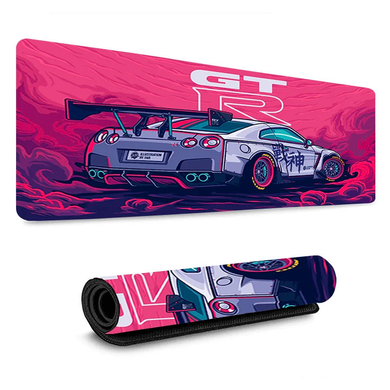 Mouse Pad -  Mouse pad super coupe padrão antiderrapante tapete de teclado coleção de carros esportivos personalizado computador deskmats gamer gabinete tapete mousepad para Desktop/ Teclado/ Mouse