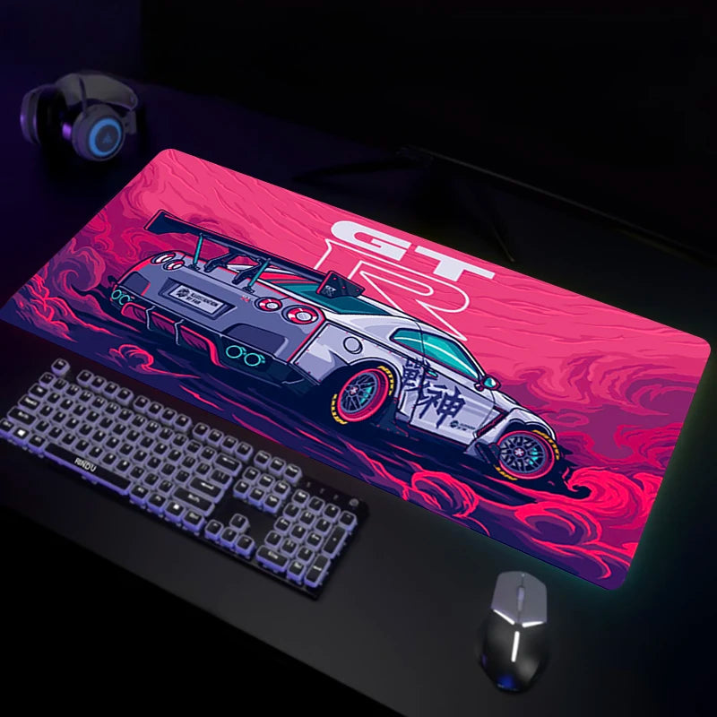 Mouse Pad -  Mouse pad super coupe padrão antiderrapante tapete de teclado coleção de carros esportivos personalizado computador deskmats gamer gabinete tapete mousepad para Desktop/ Teclado/ Mouse