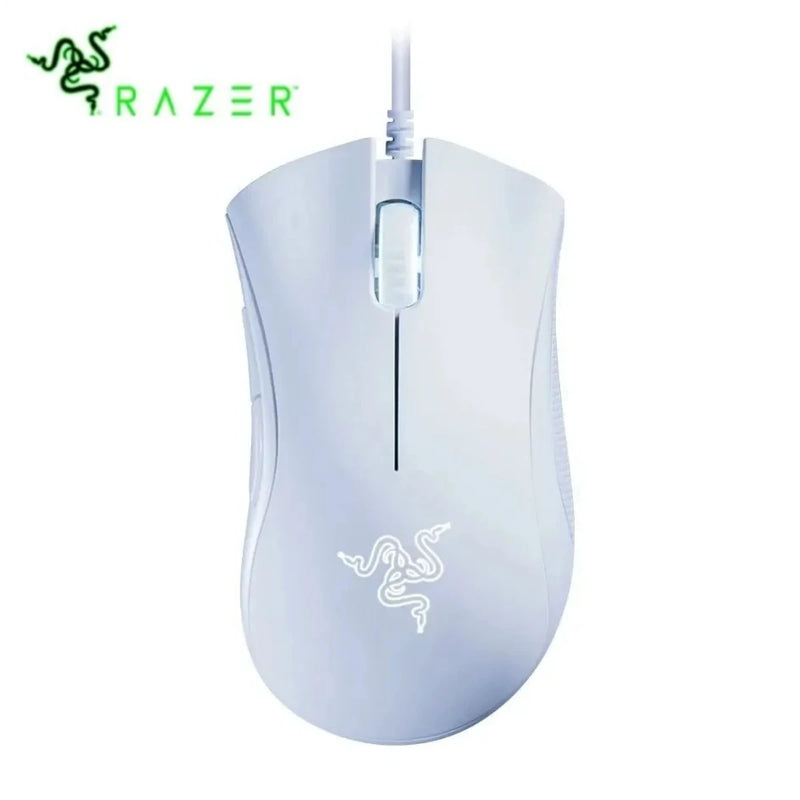 Mouse - Original Razer DeathAdder Essential Wired Gaming Mouse original deathadder essencial com fio mouse para jogos mouse 6400dpi sensor óptico 5 botões independentes para laptop pc gamer