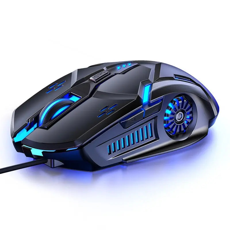 Silver Eagle G5 Mute Wired Mouse com fio seis teclas Luminous Game E-Sports Machinery Para Computadores, PC e Jogos